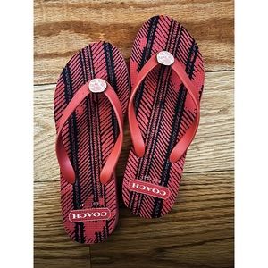 Coach flip flops
